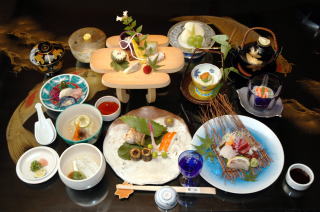 Kaiseki full course Meal of early autumn